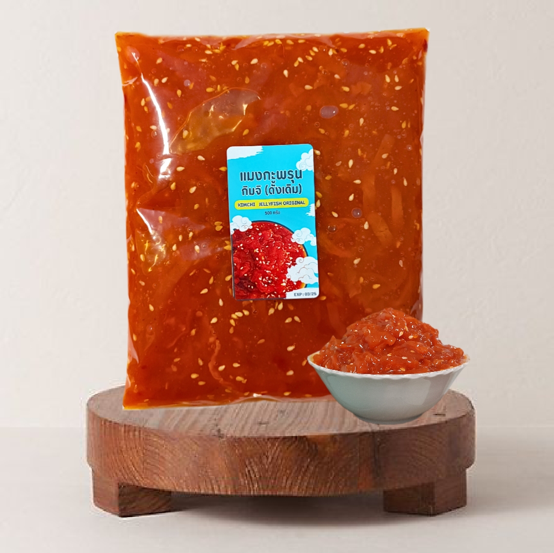 แมงกะพรุน ซอสกิมจิ (ดั้งเดิม) ขนาด 500 กรัม